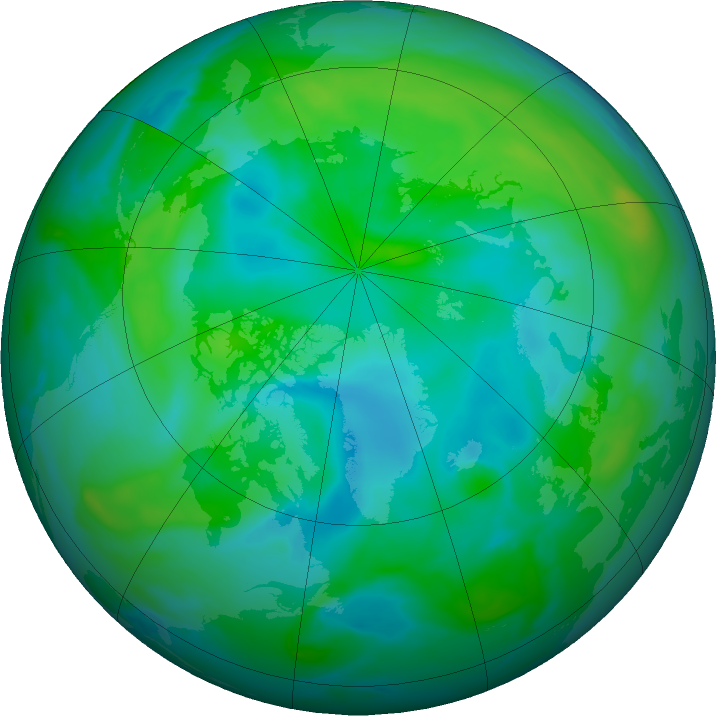 Arctic ozone map for 10 September 2022